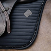 Tapis de selle de dressage Perles Noir Tapis de selle de dressage Perles Noir