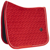 Tapis de selle dressage Velvet Rouge Tapis de selle dressage Velvet Rouge