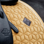 Tapis de selle dressage Velvet Moutarde Tapis de selle dressage Velvet Moutarde
