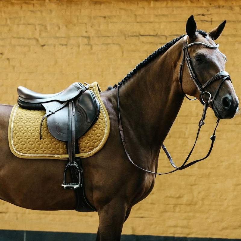 Tapis de selle Velvet Moutarde
