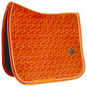 Tapis de selle dressage Velvet Orange Tapis de selle dressage Velvet Orange
