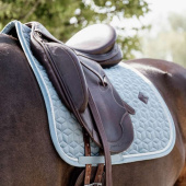 Tapis de selle dressage Velvet Bleu Clair Tapis de selle dressage Velvet Bleu Clair