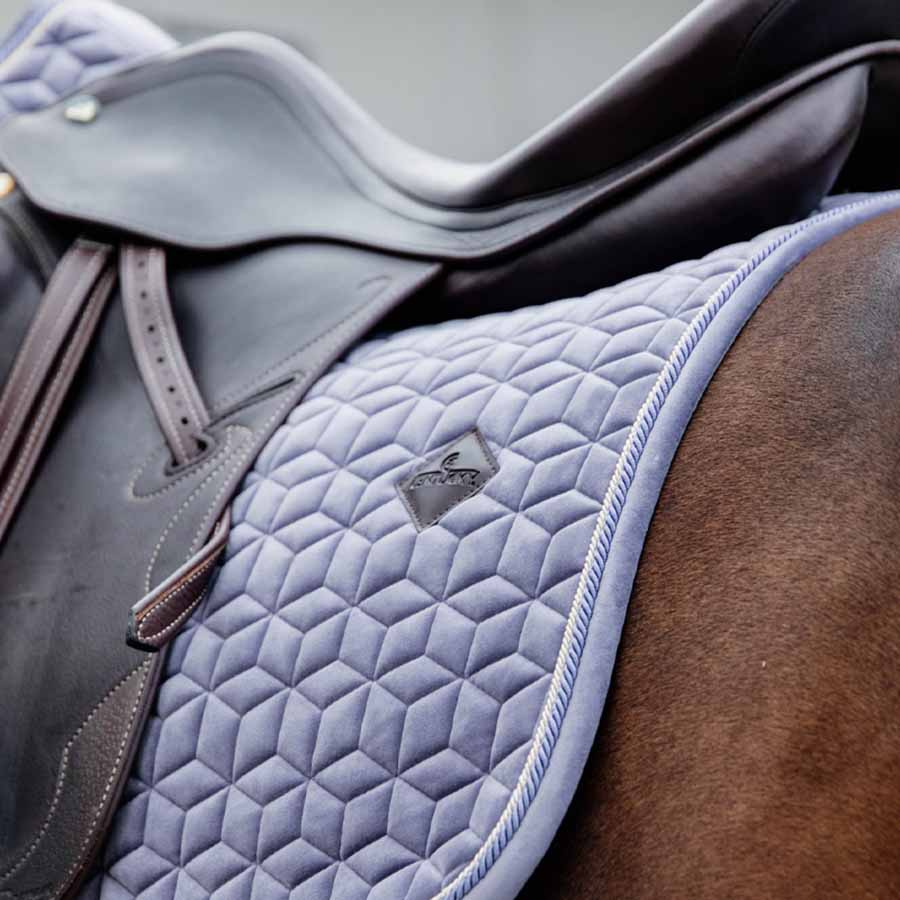 Tapis de selle dressage Velvet Violet
