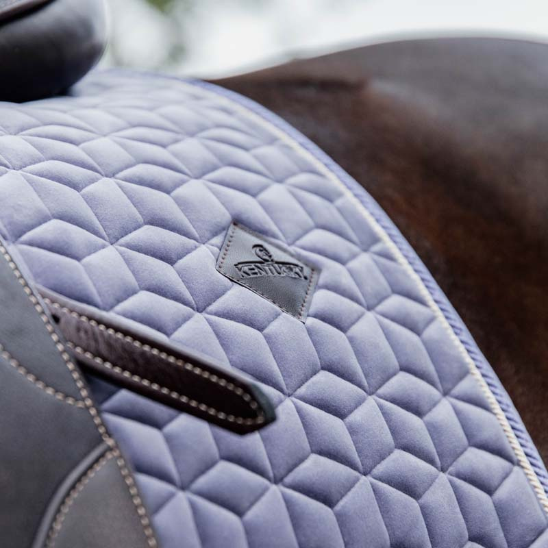Tapis de selle dressage Velvet Violet