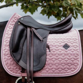 Tapis de selle de dressage Velvet Rose fané Tapis de selle de dressage Velvet Rose fané