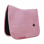 Tapis de selle de dressage Velvet Rose fané Tapis de selle de dressage Velvet Rose fané