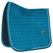 Tapis de selle de dressage Velvet Vert émeraude Tapis de selle de dressage Velvet Vert émeraude