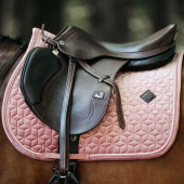 Tapis de selle Velours Rose vieux Tapis de selle Velours Rose vieux