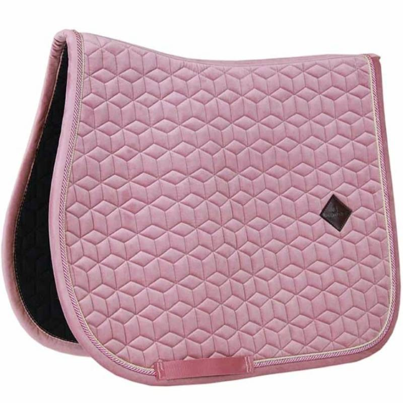 Tapis de selle Velours Rose vieux  