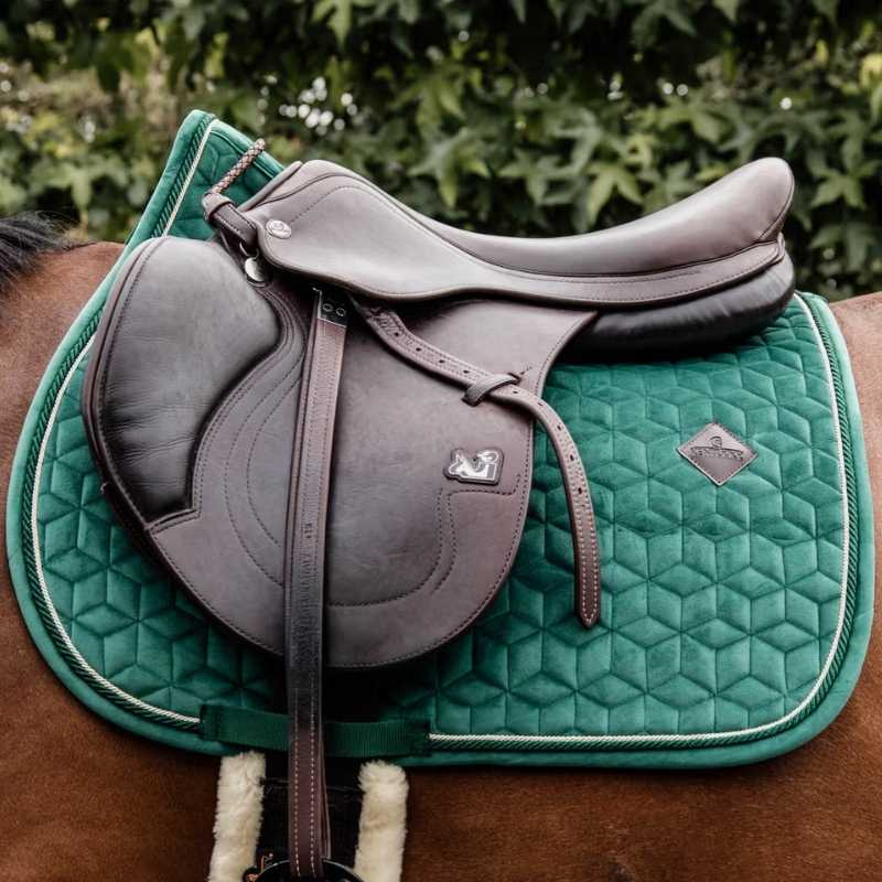 Tapis de selle Velours Vert Foncé  