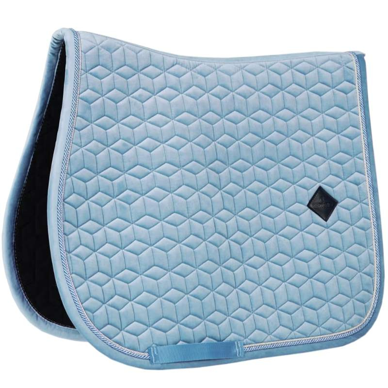 Tapis de selle Velours Bleu clair  