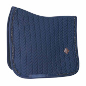 Tapis de selle de dressage à Paillettes Bleu Marine Tapis de selle de dressage à Paillettes Bleu Marine