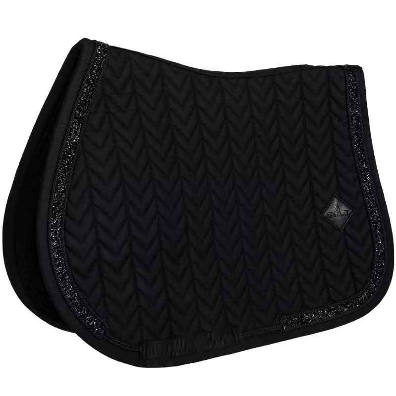 Tapis de selle Glitter Stone Noir
