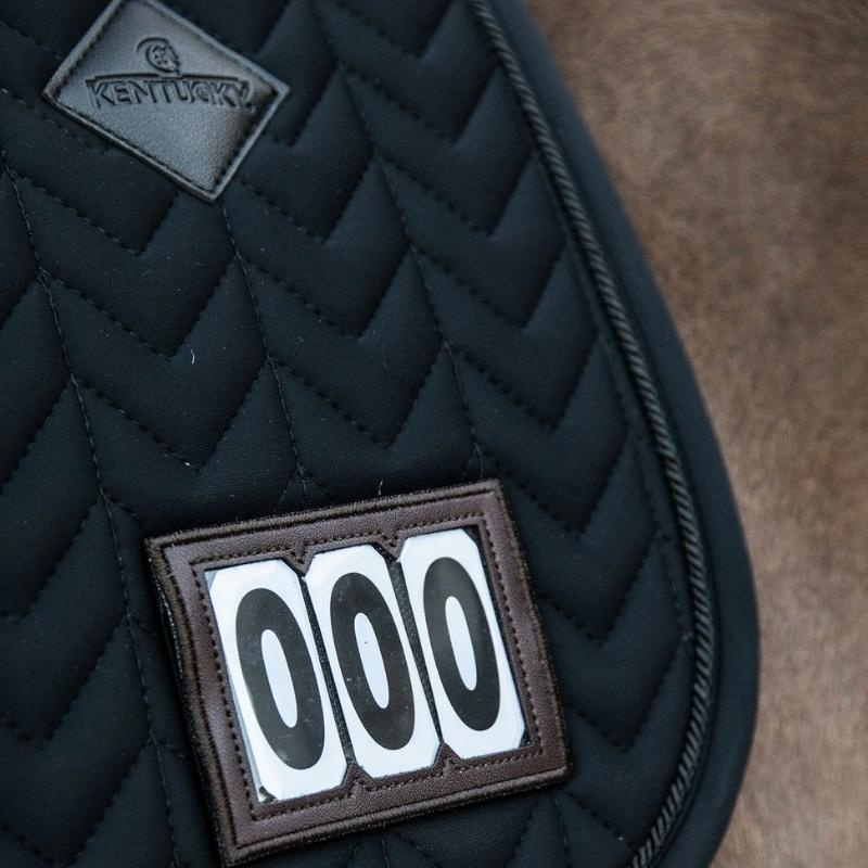 Tapis de selle Fishbone Competition Noir
