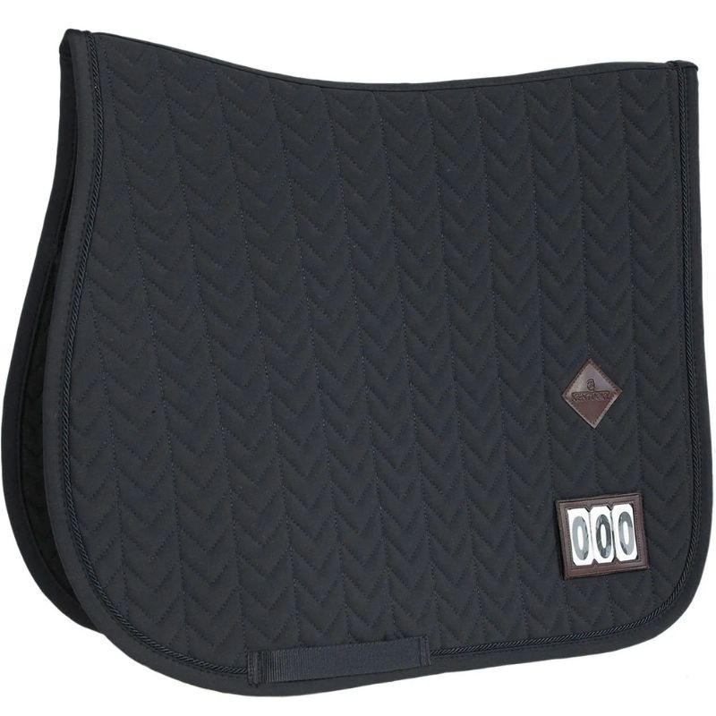 Tapis de selle Fishbone Competition Noir