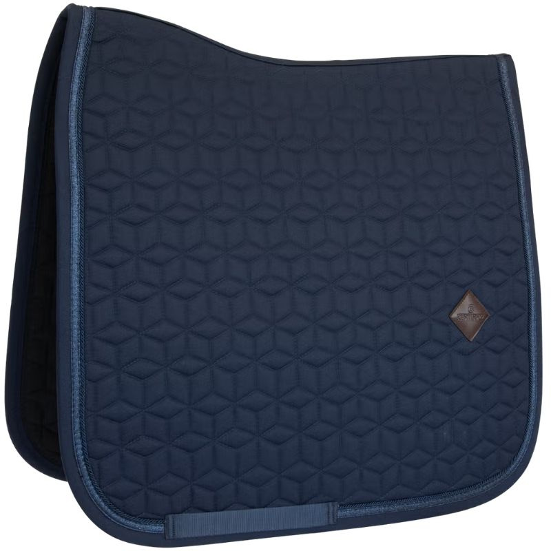 Tapis de selle de dressage à Paillettes Rope Bleu Marine