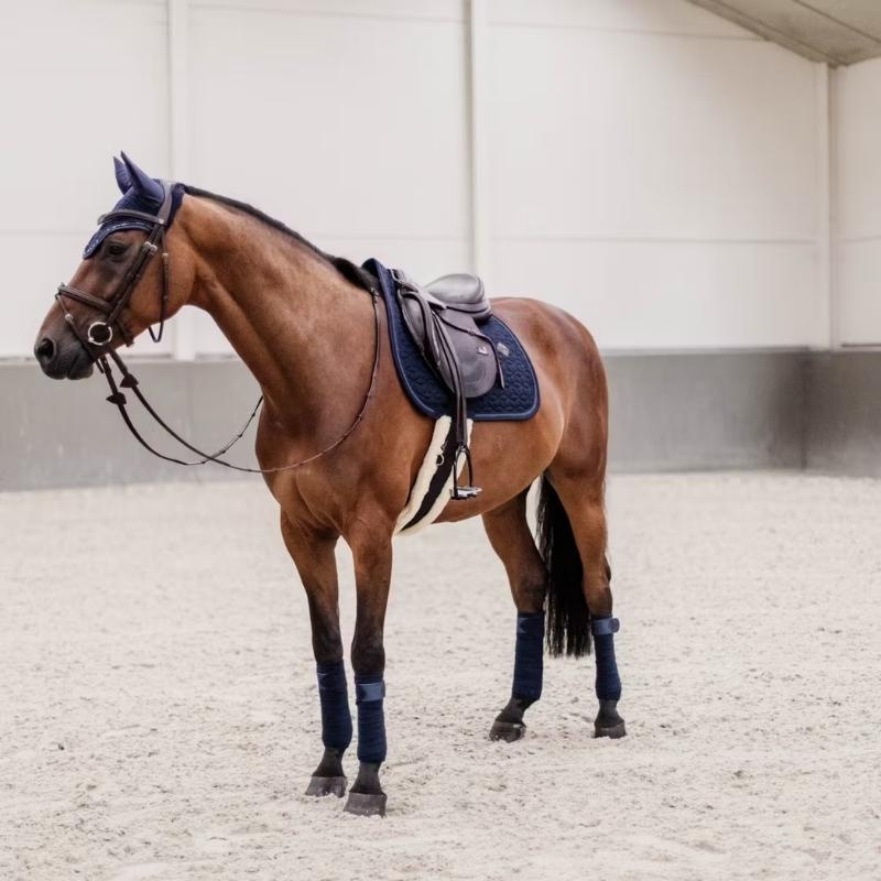 Tapis de selle Glitter Rope Bleu Marine