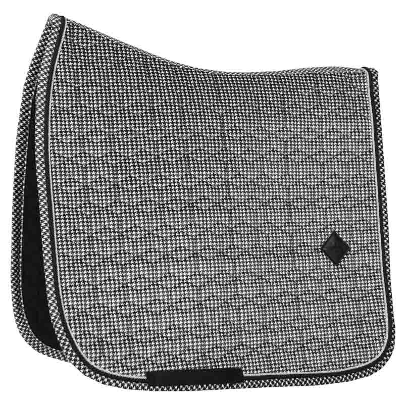 Tapis de selle dressage Pied-de-Poule Noir