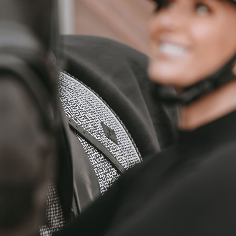 Tapis de selle dressage Pied-de-Poule Noir