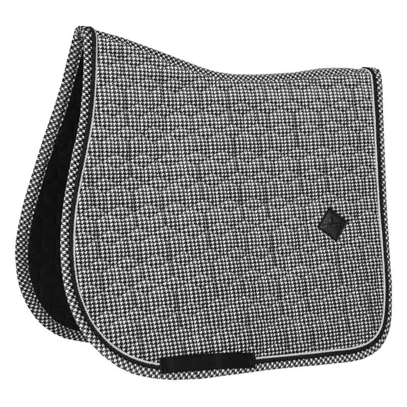 Tapis de selle Pied-de-Poule Noir