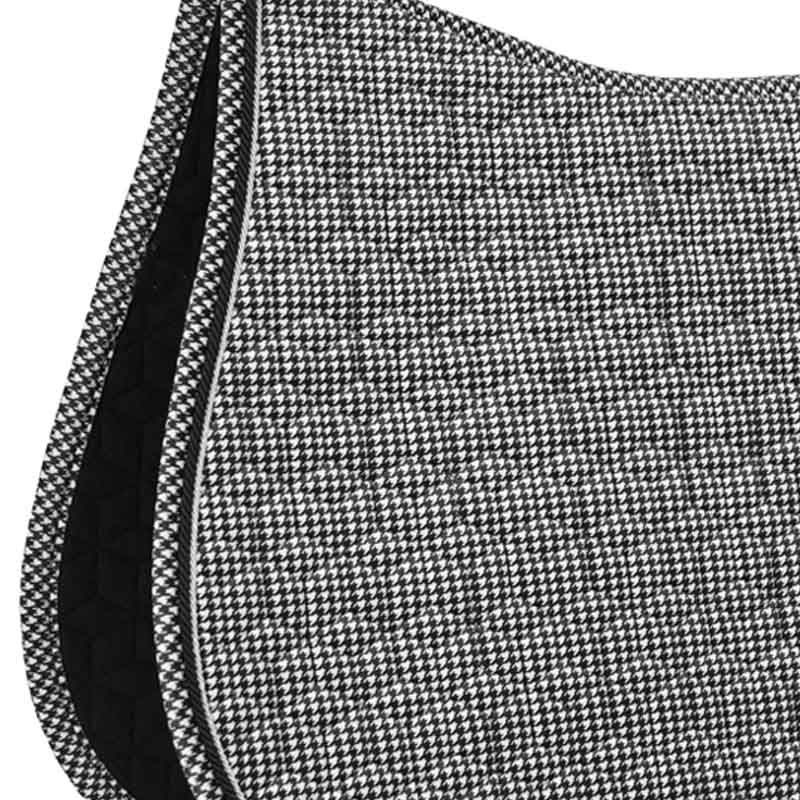 Tapis de selle Pied-de-Poule Noir