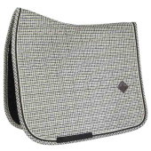 Tapis de selle dressage Pied-de-Poule Marron Tapis de selle dressage Pied-de-Poule Marron