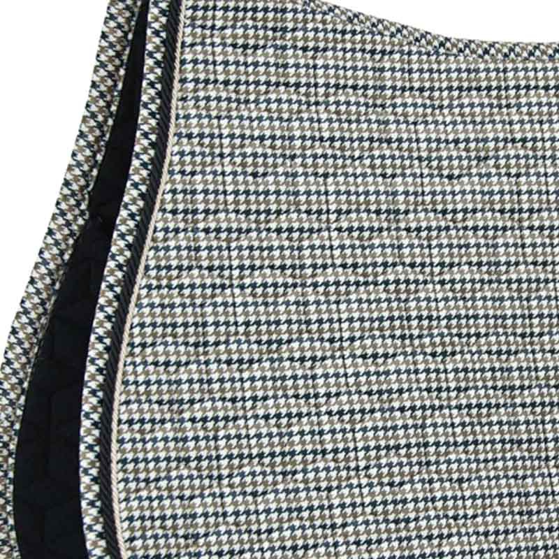 Tapis de selle Pied-de-Poule Marron