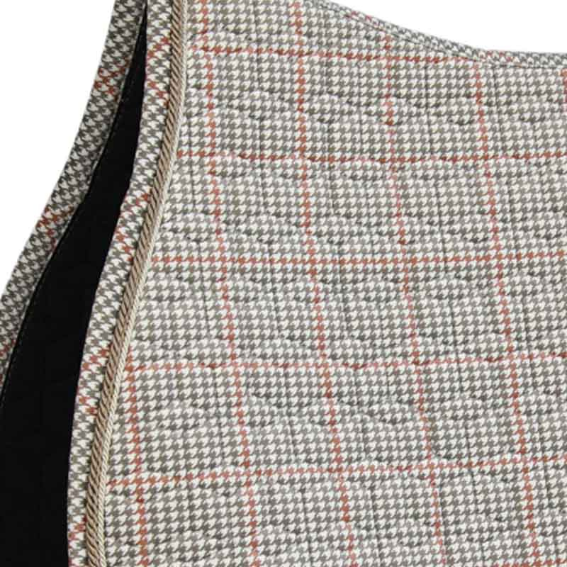Tapis de selle Pied-de-Poule Beige