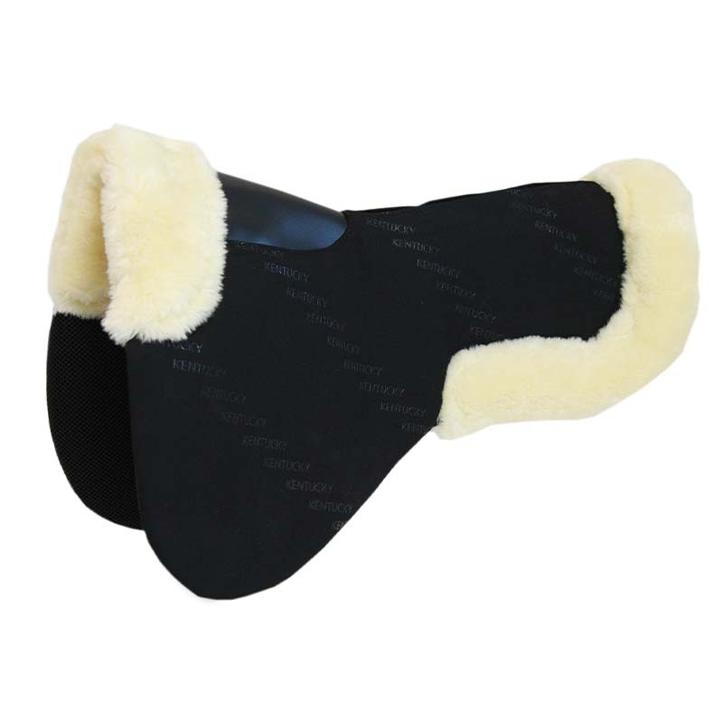 Tapis de selle en peau de mouton Impact Equalizer Noir  