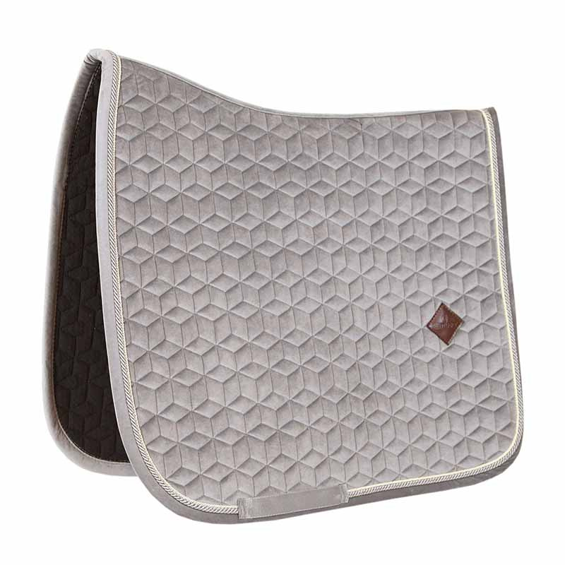 Tapis de selle de dressage Basic Velours Beige