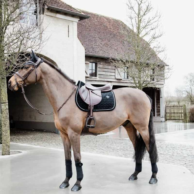 Tapis de selle Basique Velours Noir