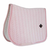 Tapis de selle Velours Perles Rose Tapis de selle Velours Perles Rose