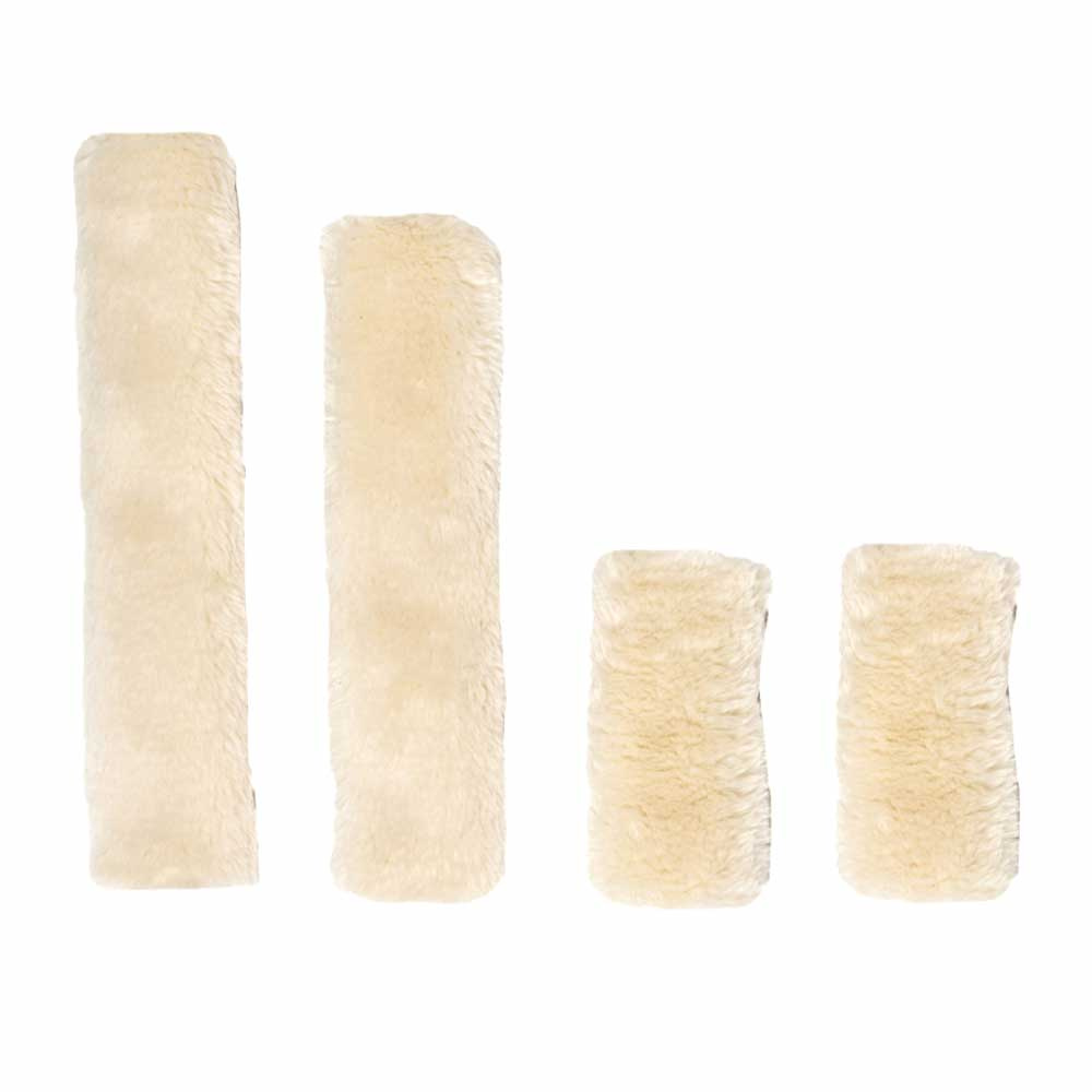 Ensemble peau de mouton pour licol Naturel