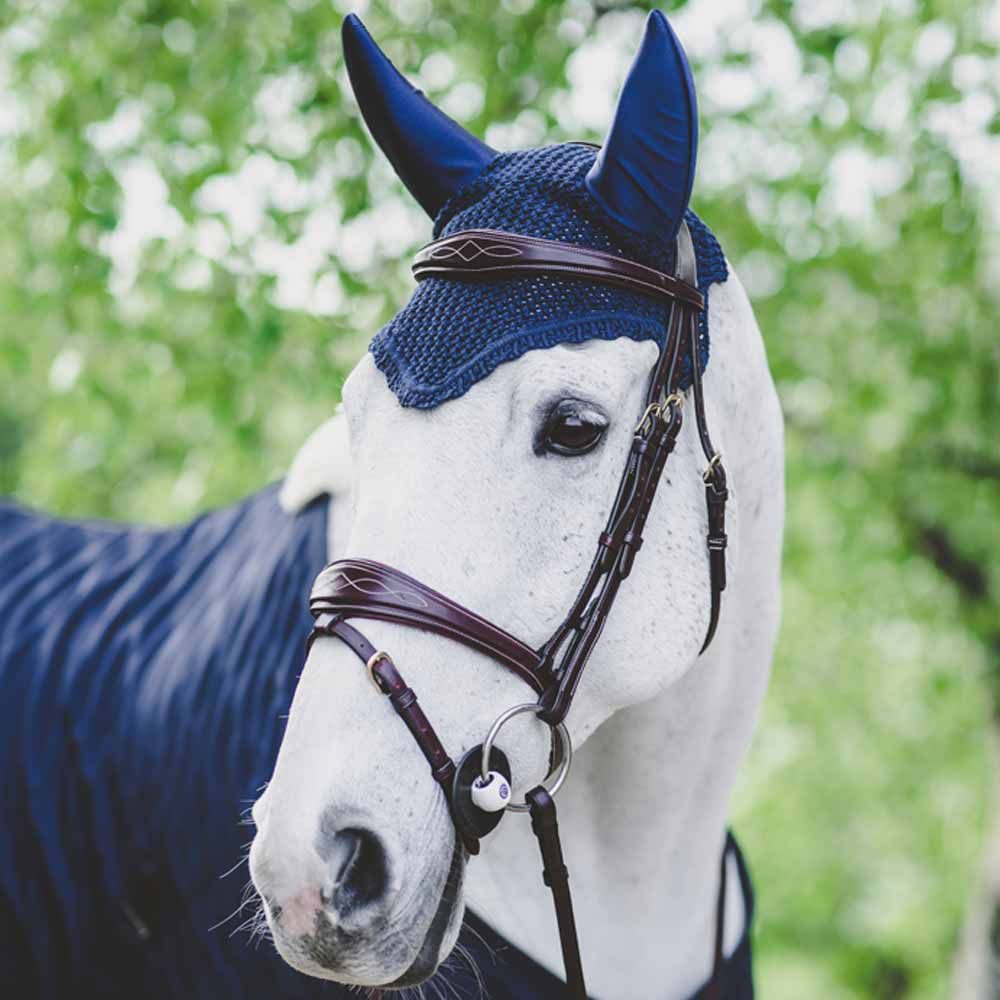 Bonnet Anti-Mouches Bleu Marine  