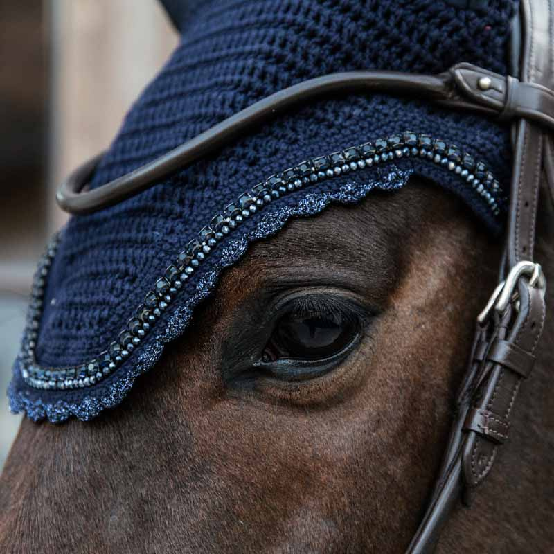 Bonnet Wellington Pierre & Perle Silence Bleu Marine