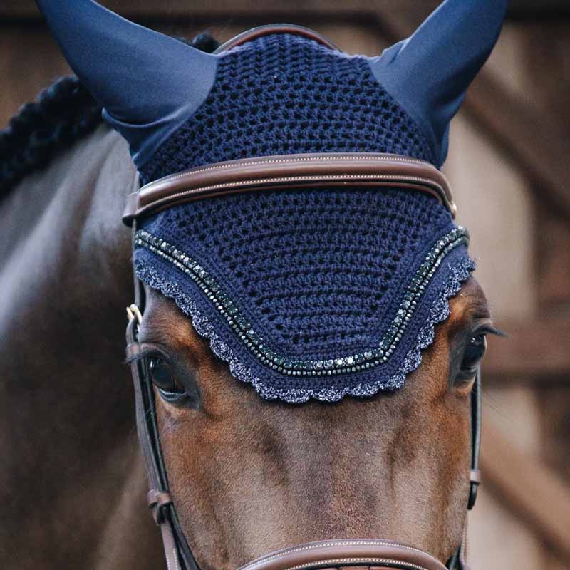 Bonnet Wellington Pierre & Perle Silence Bleu Marine