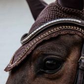 Bonnet Long Stone & Pearl Soundless Marron Bonnet Long Stone & Pearl Soundless Marron