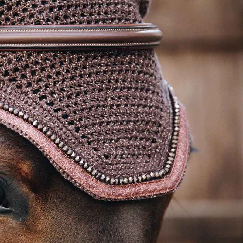 Bonnet Wellington Glitter Marron