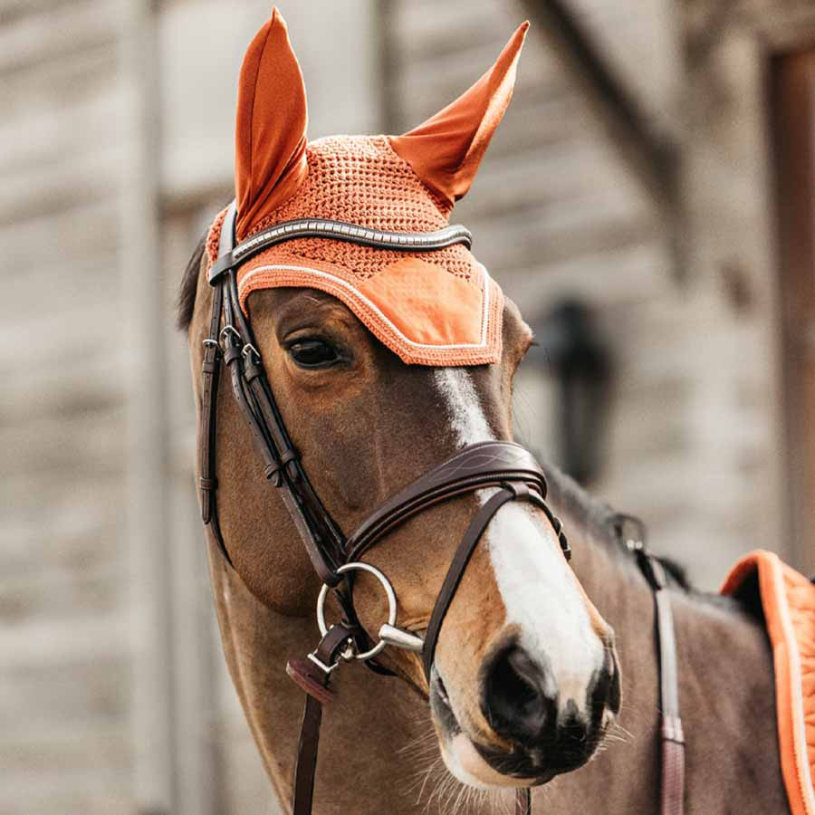 Bonnet Wellington Velours Orange