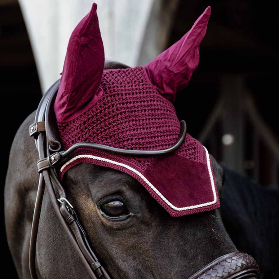 Bonnet Wellington Velvet Bordeaux