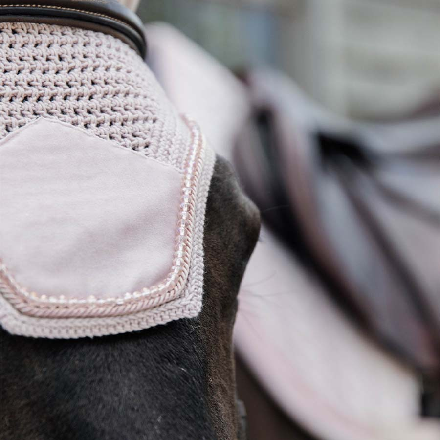Bonnet Wellington Velours Rose Clair