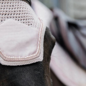Bonnet Wellington Velours Perles Rose Bonnet Wellington Velours Perles Rose