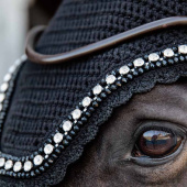Bonnet Wellington Big Stone & Pearl Noir Bonnet Wellington Big Stone & Pearl Noir