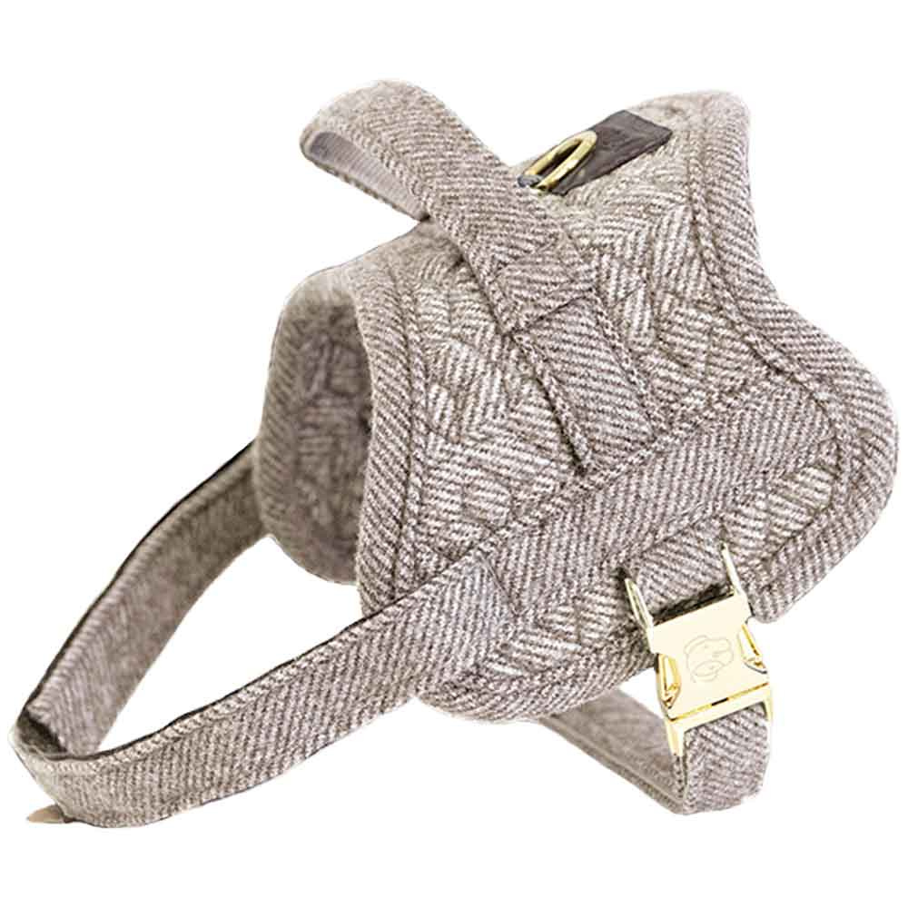 Harnais en laine pour chien Beige
