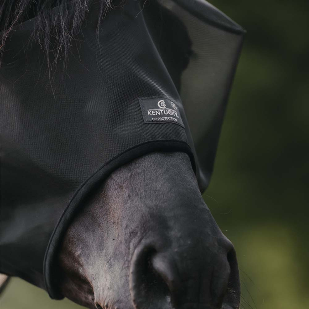 Masque Anti-Mouches Classic sans Oreilles Noir