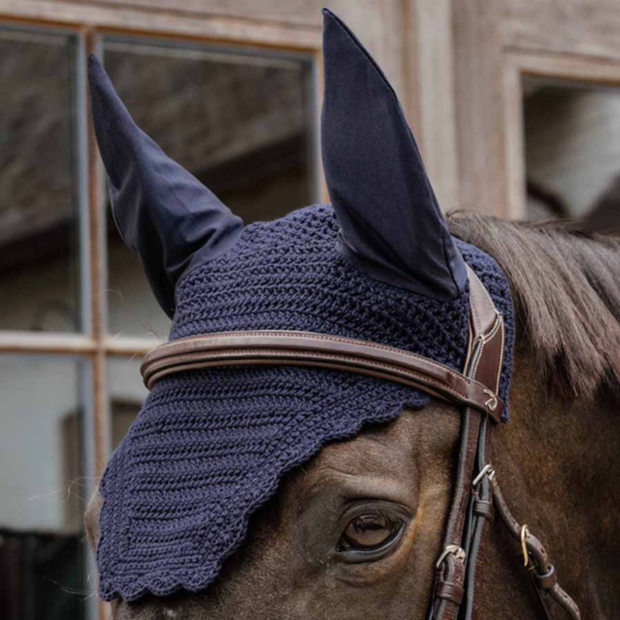 Bonnet Wellington Ondulé Bleu Marine