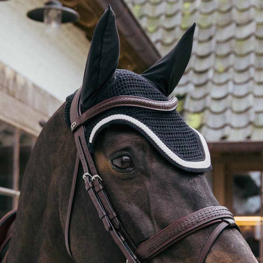 Bonnet Wellington Plaited Cord Noir