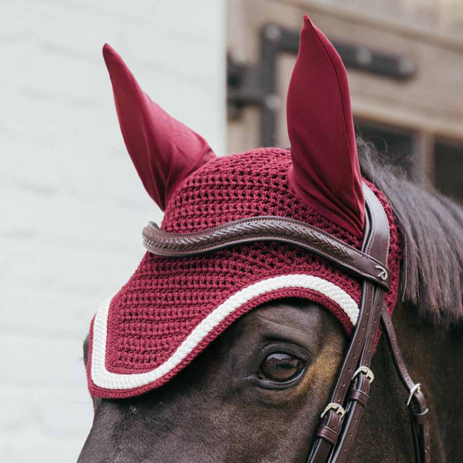 Bonnet Wellington Plaited Cord Bordeaux