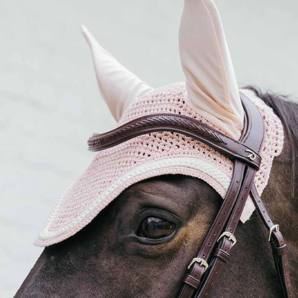 Bonnet Wellington Plaited Cord Rose pâle