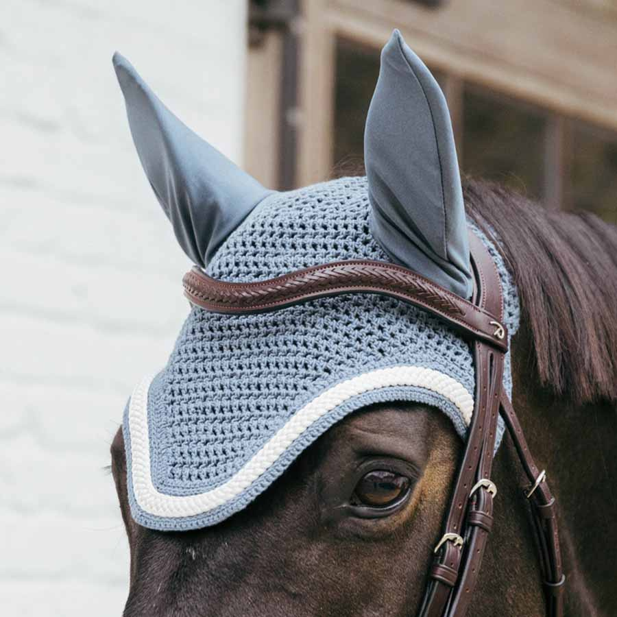 Bonnet Wellington Plaited Cord Bleu Clair